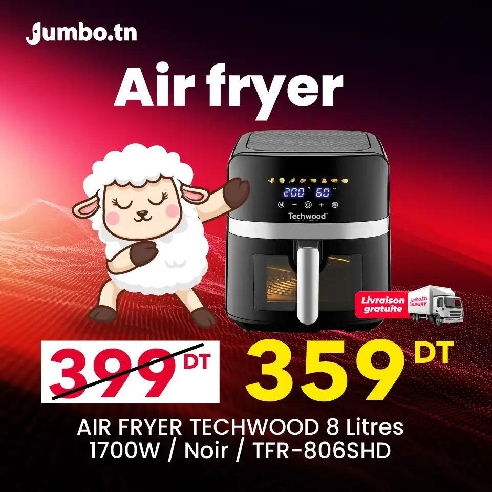 AIR FRYER TECHWOOD 8 Litres 1700W